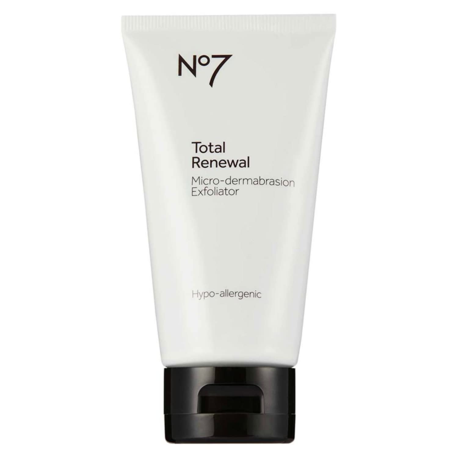 No7 Total Renewal Face Scrub - Microdermabrasion Exfoliating Face Wash & Dark Spot Corrector for Sensitive Skin - Helps to Reduce the Appearance of Fine Lines & Even Skin Tone (2.5 Oz)